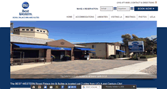 Desktop Screenshot of bestwesternroyalpalace.com